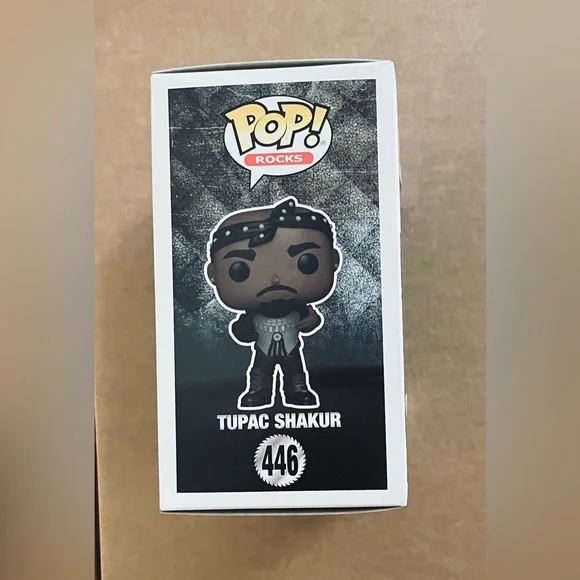 Funko Pop! Tupac Shakur: Pop! Rock Vinyl Music Figure - California Love RAP -NEW - Picture 4 of 6